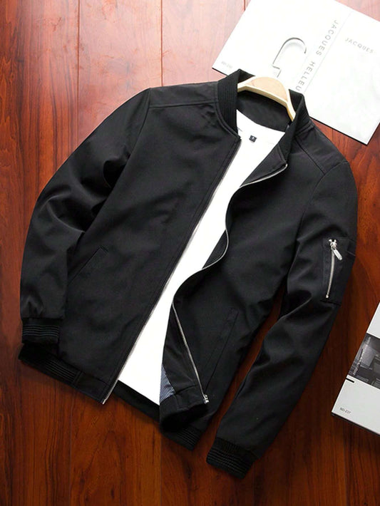 V-2 Black Bomber Jacket